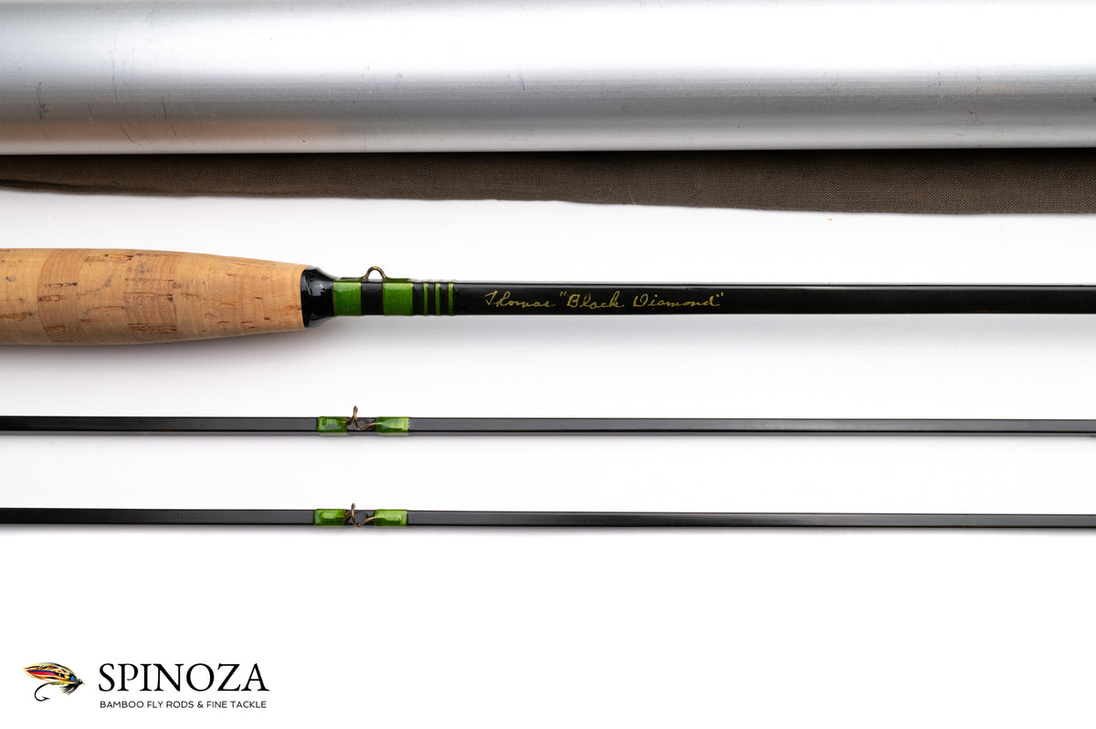 FE Thomas Black Diamond Quad Bamboo Fly Rod 7'6" 2/2