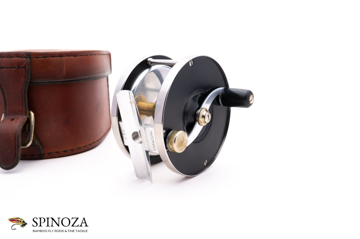 Darryl Whitehead Bamboo Fly Rod 7'3 2/2 #5 and Saracione Deluxe Fly Reel 3" Combination Set