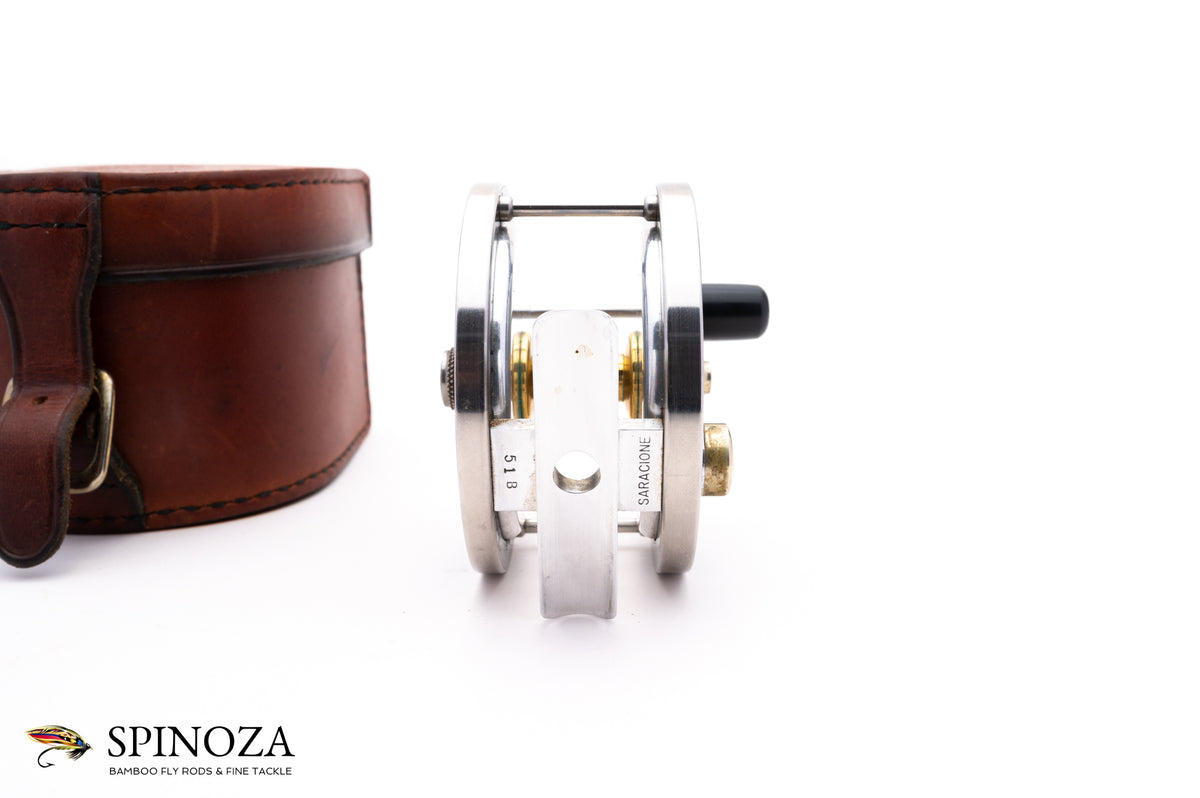 Darryl Whitehead Bamboo Fly Rod 7'3 2/2 #5 and Saracione Deluxe Fly Reel 3" Combination Set