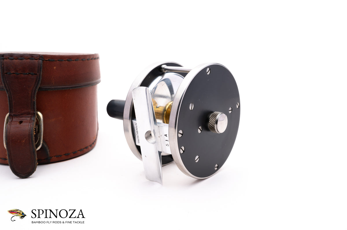 Darryl Whitehead Bamboo Fly Rod 7' 2/2 #4 and Saracione Deluxe Fly Reel 2 3/4" Combination Set