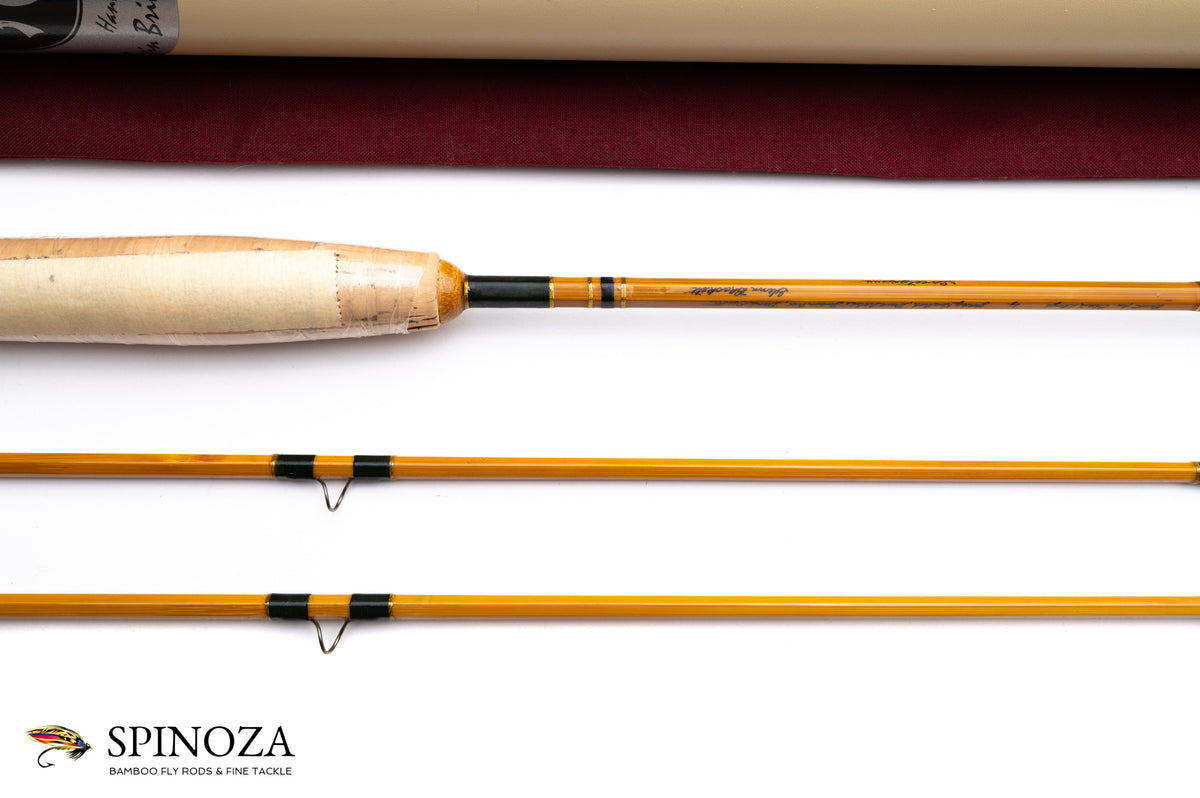 Sweetgrass Bamboo Fly Rod 6'6" 2/2 #4 Staggered Ferrule - maker signature and rod markings