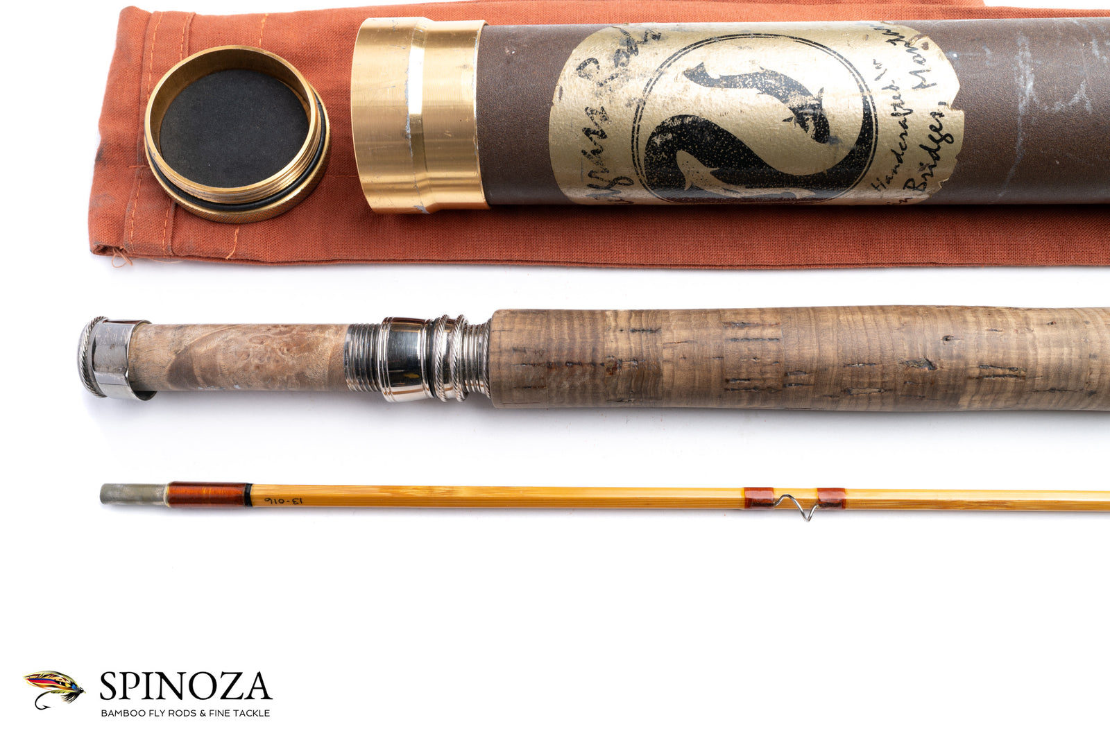 Sweetgrass Mantra Bamboo Fly Rod 7'9" 2/1 #5 - handle grip and reel seat detail