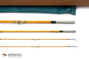 Ted Simroe Special Bamboo Fly Rod 8' 3/2 #7 - ferrules and tip tops detail