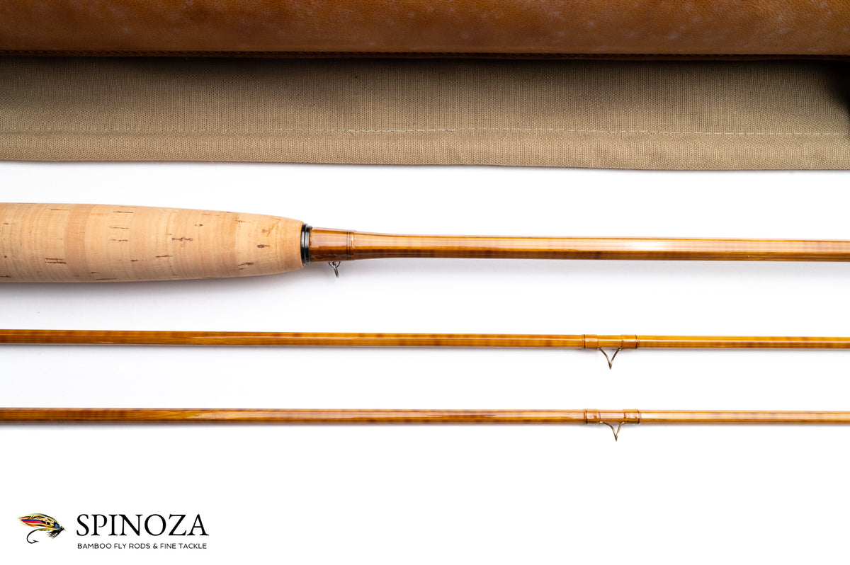 Thomas and Thomas 25th Anniversary Bamboo Fly Rod 7'6" 2/2 #3 - maker's marking and inscription