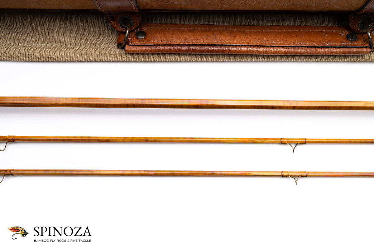 Thomas and Thomas 25th Anniversary Bamboo Fly Rod 7'6" 2/2 #3 - guide wrapping and spacing