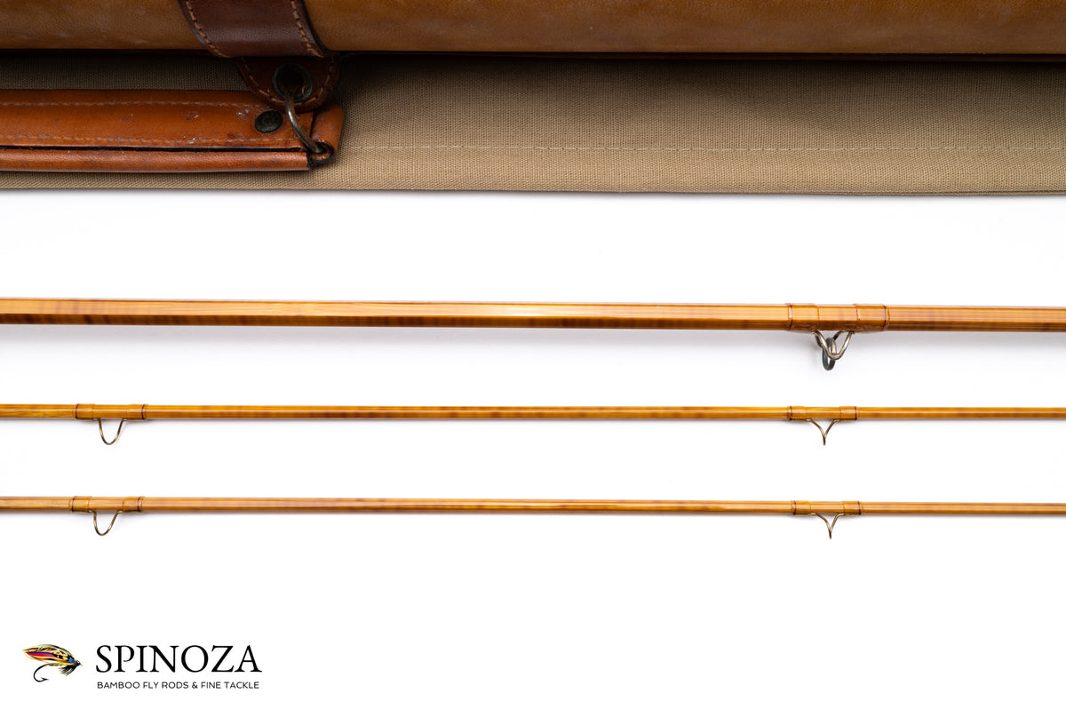 Thomas and Thomas 25th Anniversary Bamboo Fly Rod 7'6" 2/2 #3 - ferrule detail and joints