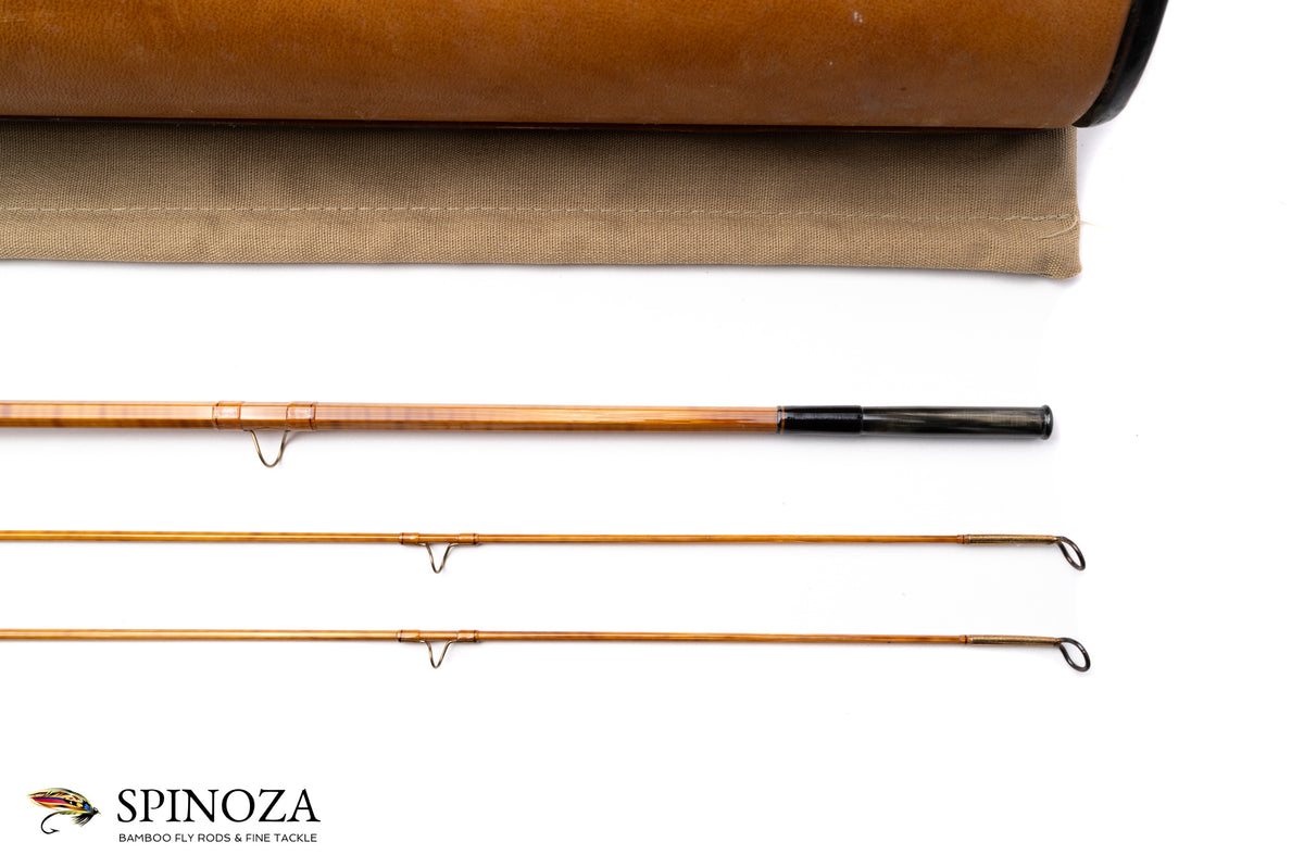 Thomas and Thomas 25th Anniversary Bamboo Fly Rod 7'6" 2/2 #3 - full rod assembled view