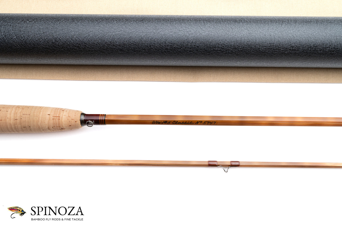Thomas and Thomas Classic Fly Rod 8'6" 2/1 #5 - maker's marking and inscription