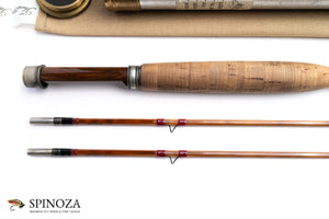 Thomas & Thomas Caenis Bamboo Fly Rod 7’6” 2/2 #3 - grip and reel seat close-up