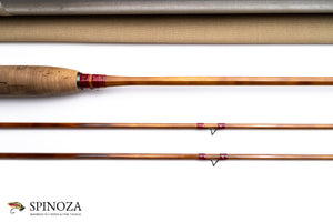 Thomas & Thomas Caenis Bamboo Fly Rod 7’6” 2/2 #3 - maker's marking and inscription