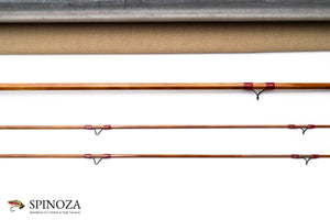 Thomas & Thomas Caenis Bamboo Fly Rod 7’6” 2/2 #3 - rod sections with guides