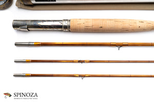 Thomas and Thomas Catskill Legends Bamboo Fly Rod 8' 3/2 #5 - grip and reel seat close-up