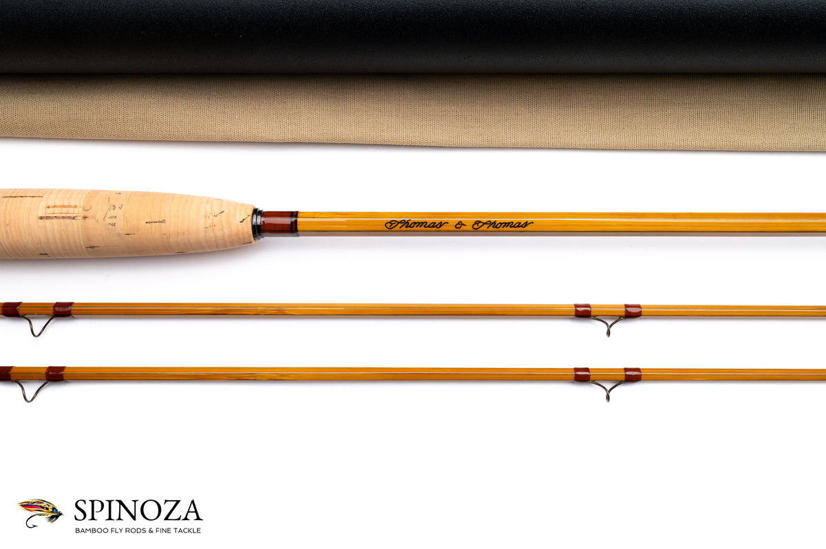 Thomas and Thomas Pinky Gillum Commemorative Bamboo Fly Rod 7'2" 2/2 #4 - maker's marking and inscription