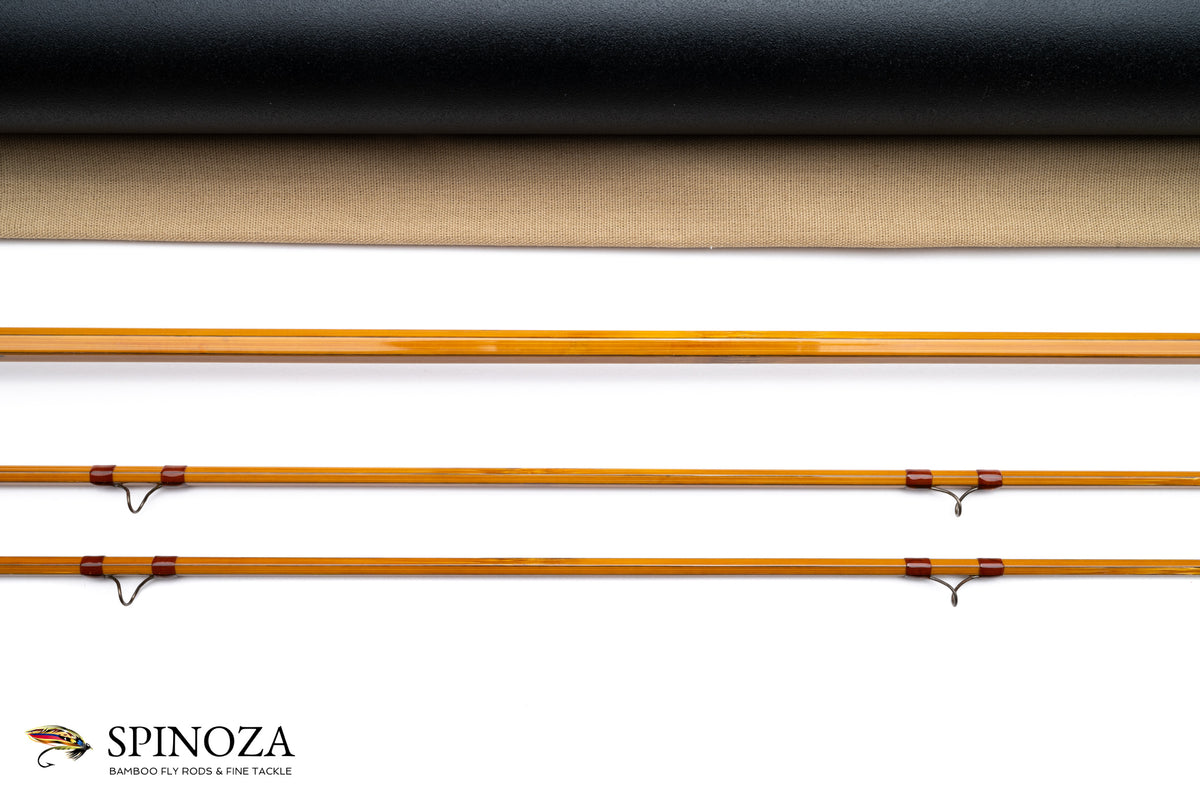 Thomas and Thomas Pinky Gillum Commemorative Bamboo Fly Rod 7'2" 2/2 #4 - rod sections with wrapping detail