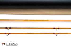 Thomas and Thomas Pinky Gillum Commemorative Bamboo Fly Rod 7'2" 2/2 #4 - rod sections with wrapping detail