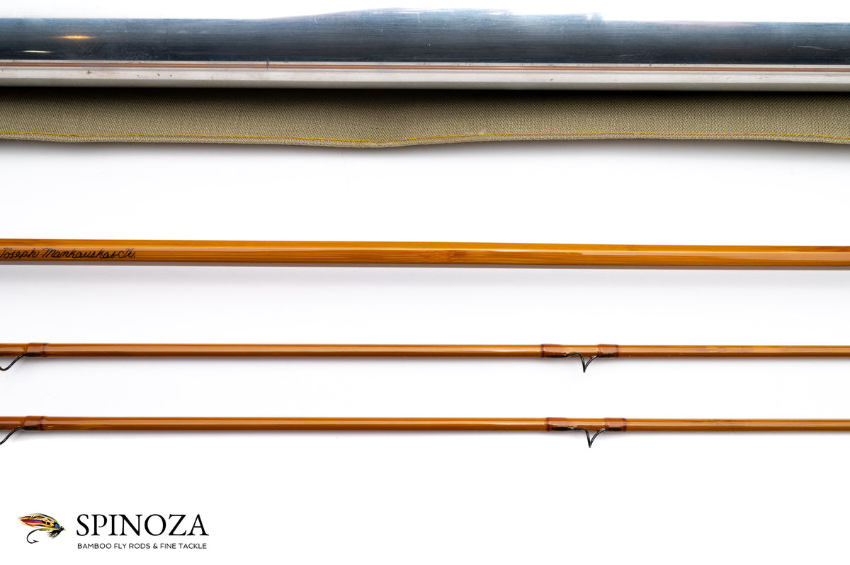 Thomas and Thomas Hendrickson Bamboo Fly Rod 8' 2/2 #5 - rod sections with wrapping detail