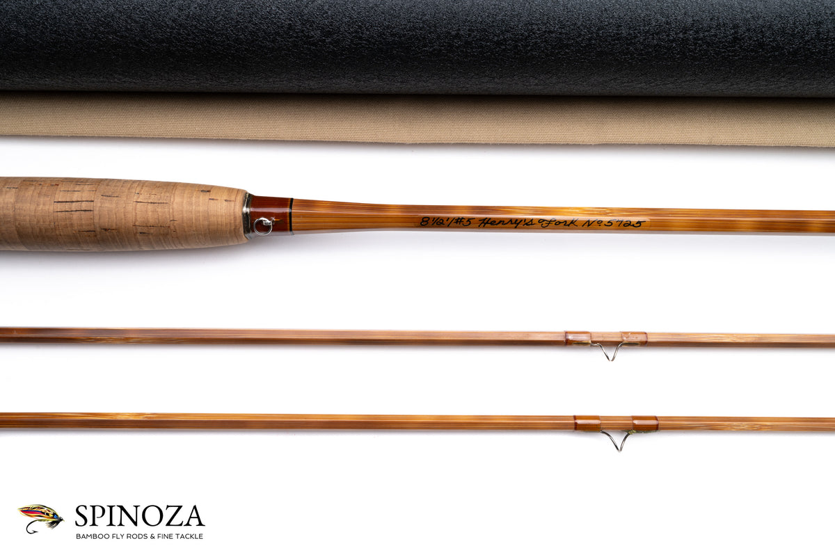 Thomas and Thomas Henry's Fork Bamboo Fly Rod 8'6" 2/2 #5 - maker's marking and inscription