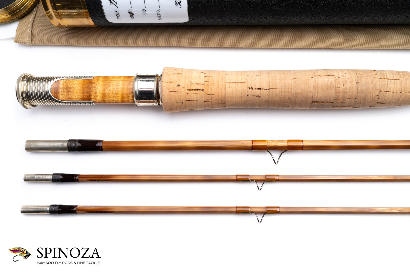 Thomas and Thomas Montana Bamboo Fly Rod 8'6" 3/2 #6 - grip and reel seat close-up