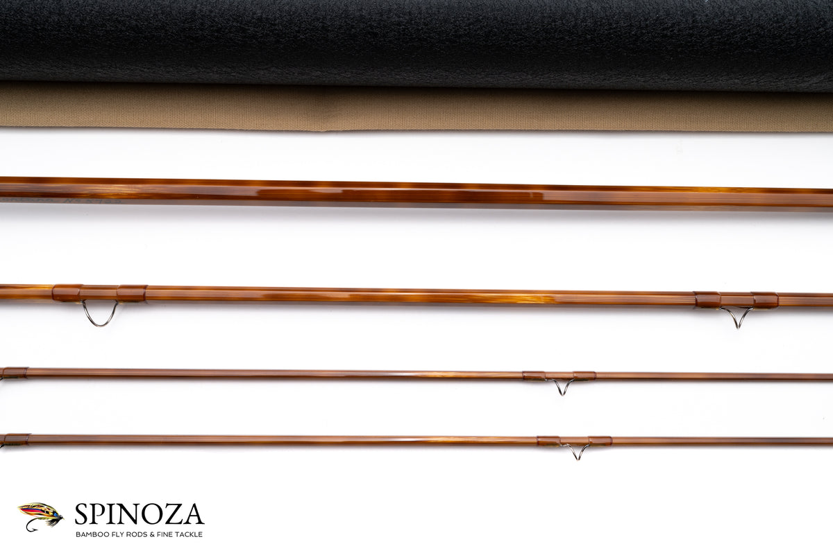 Thomas and Thomas Montana Bamboo Fly Rod 8'6" 3/2 #6 - rod sections with wrapping detail
