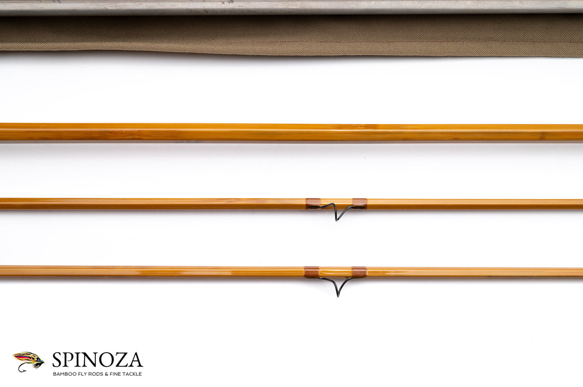 Thomas and Thomas Montana Bamboo Fly Rod 8'6" 2/2 #8 - rod sections with wrapping detail