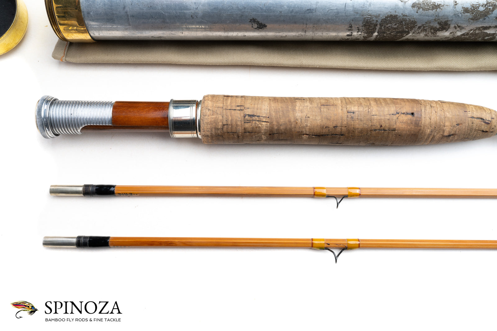 Thomas and Thomas Paradigm Bamboo Fly Rod 8' 2/2 #5 - grip and reel seat close-up