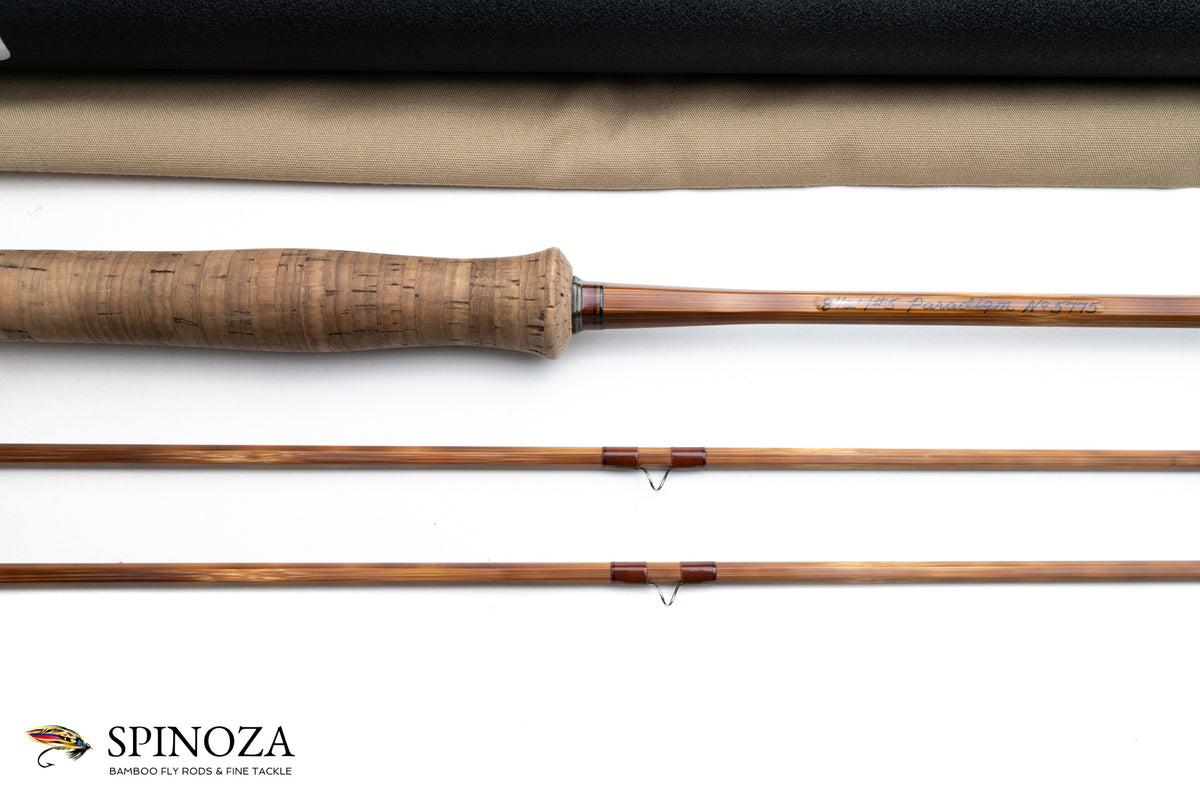 Thomas & Thomas Paradigm Bamboo Fly Rod 8'6" 2/2 #5 - maker's marking and inscription