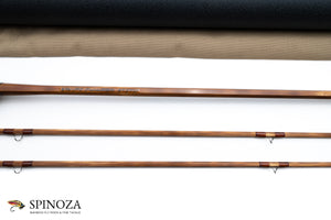 Thomas & Thomas Paradigm Bamboo Fly Rod 8'6" 2/2 #5 - rod sections with wrapping detail