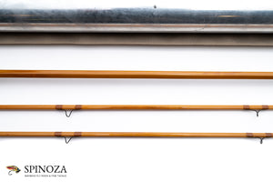 Thomas and Thomas Paradigm Bamboo Fly Rod 8' 2/2 #6 - rod sections with wrapping detail