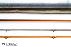 Thomas and Thomas Paradigm Bamboo Fly Rod 8' 2/2 #5 - rod sections with wrapping detail