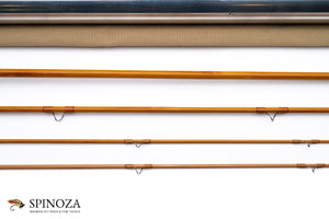 Thomas and Thomas Paradigm Bamboo Fly Rod 8' 3/2 #5 - rod sections with wrapping detail