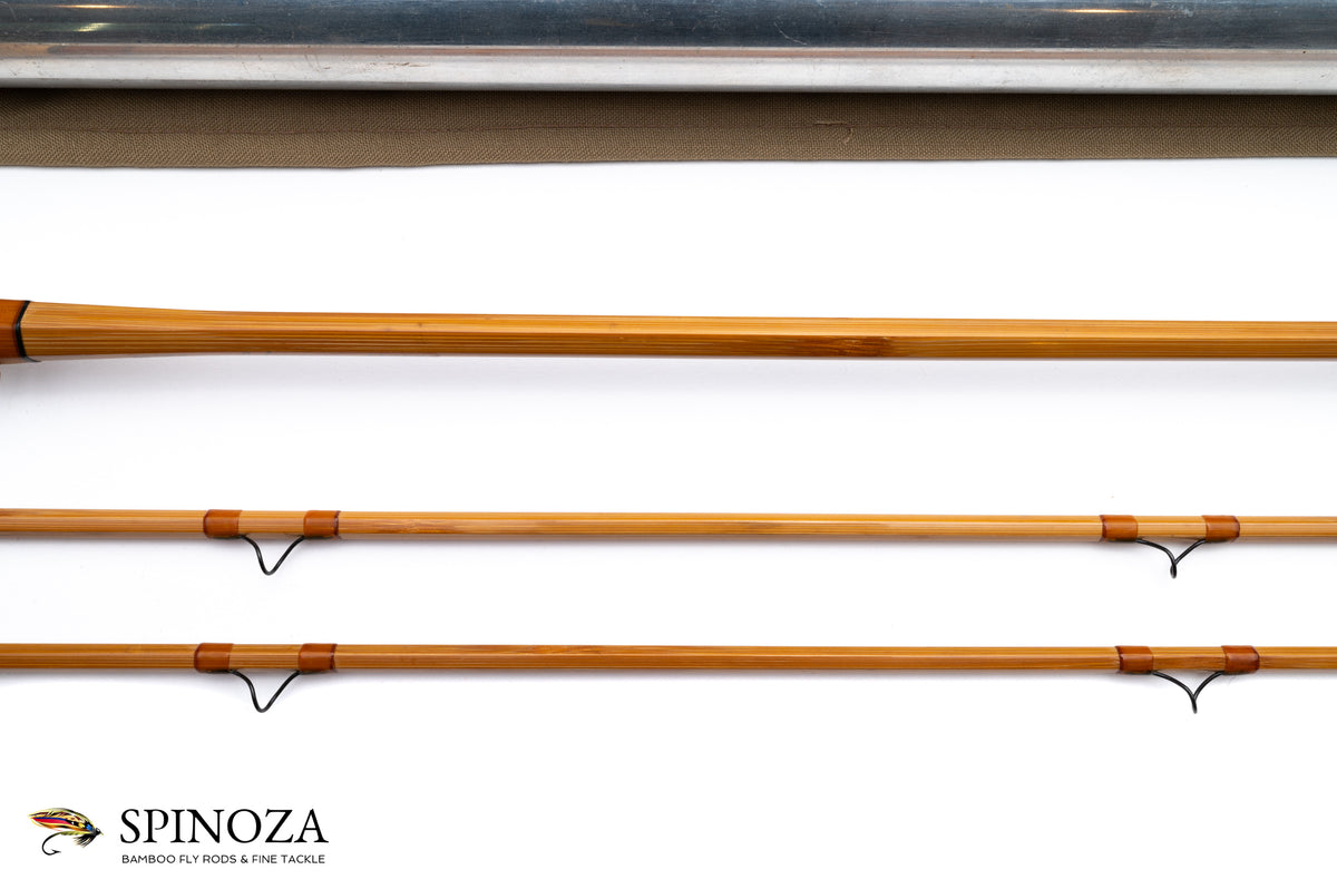 Thomas and Thomas Salmon XL Bamboo Fly Rod 8'6" 2/2 #7 - rod sections with wrapping detail
