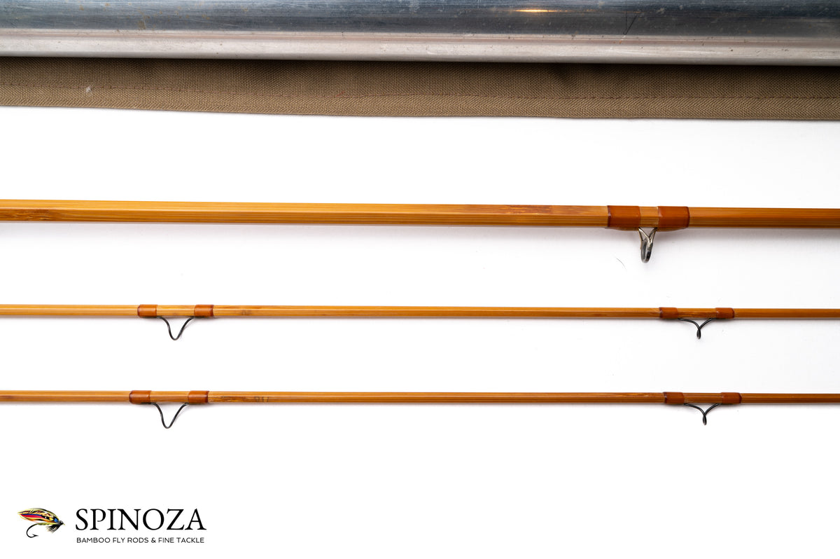 Thomas and Thomas Salmon XL Bamboo Fly Rod 8'6" 2/2 #7 - rod sections with guides