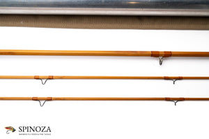 Thomas and Thomas Salmon XL Bamboo Fly Rod 8'6" 2/2 #7 - rod sections with guides