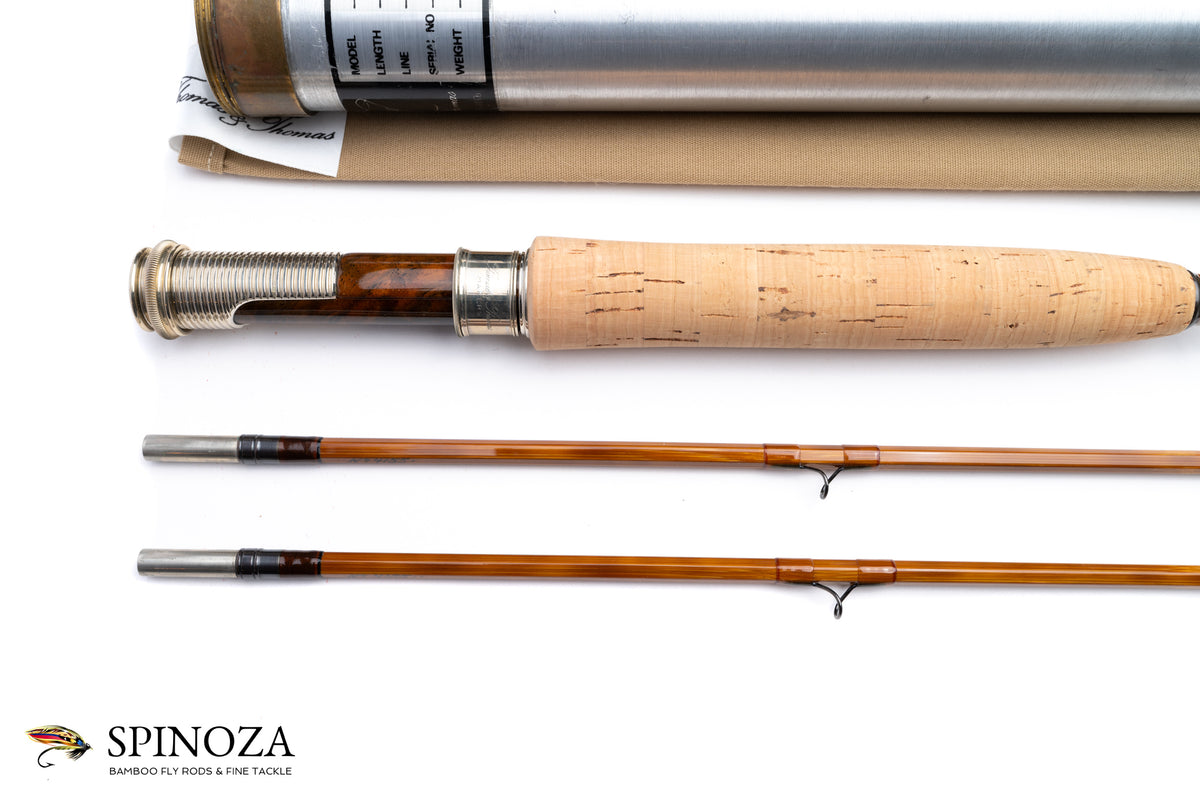 Thomas and Thomas Sans Pareil Bamboo Fly Rod 8' 2/2 #6 - grip and reel seat close-up