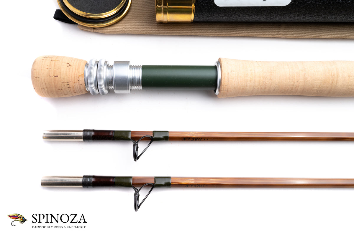 Thomas and Thomas Sextant Bamboo Fly Rod 8'3" 2/2 #9 - grip and reel seat close-up