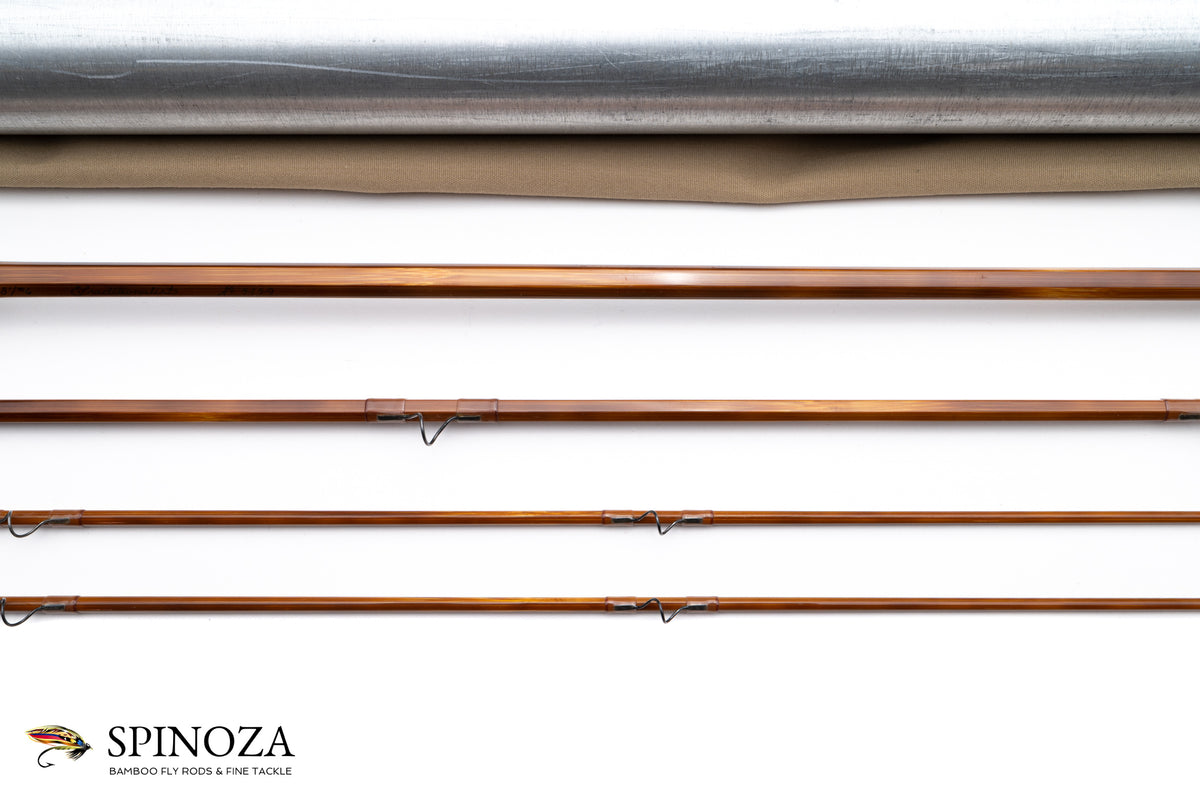Thomas and Thomas Traditionalist Bamboo Fly Rod 8' 3/2 #6 - rod sections with wrapping detail