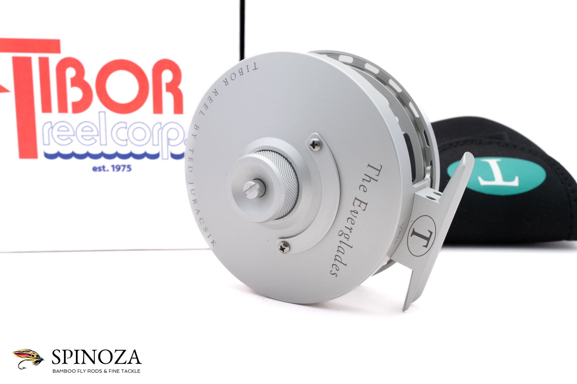 everglades fly fishing reel Tibor Aqua of 20 lb Tibor Everglades Satin Gold