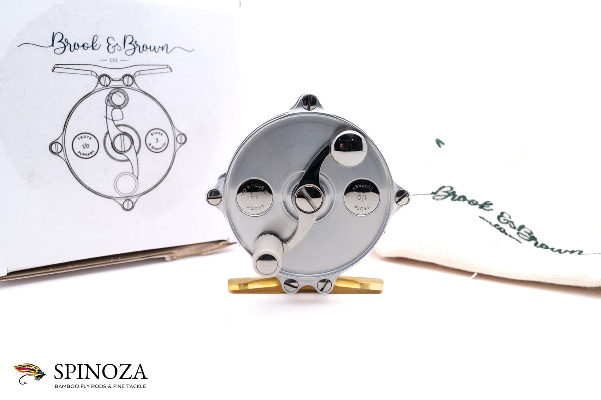 VR Design Trota Superba 1/0 Reel 2 3/4" (Brook and Brown) [SALE PENDING]
