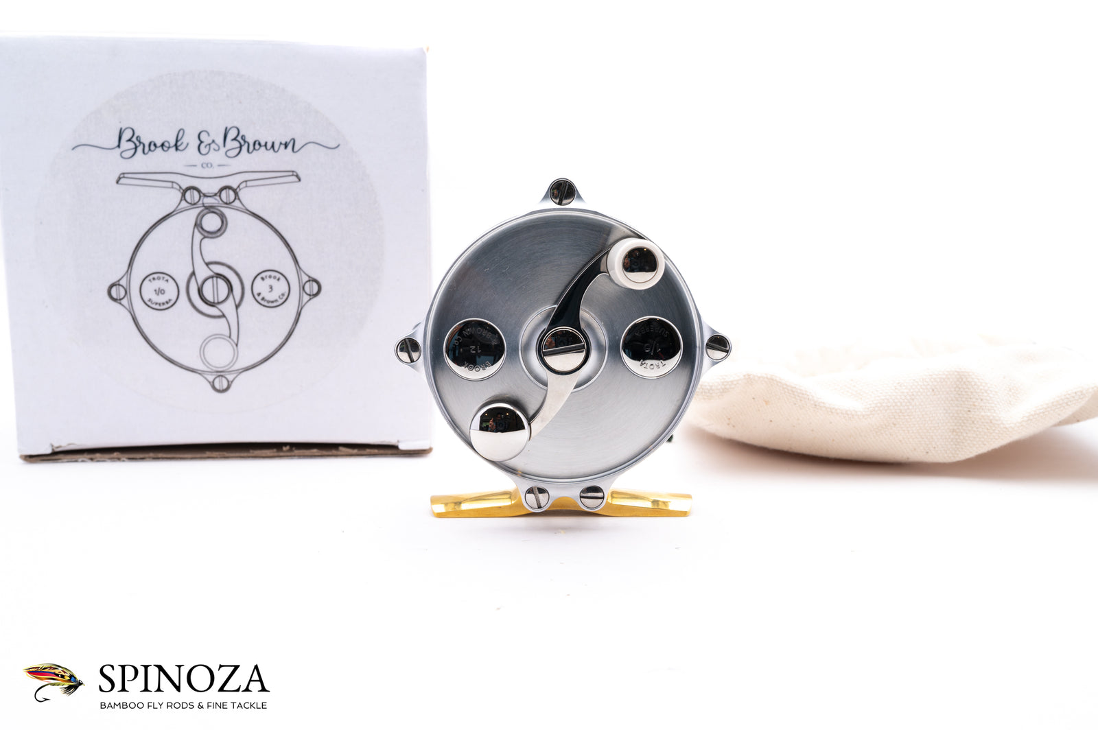 VR Design Trota Superba 1/0 Reel 2 3/4" (Brook and Brown)