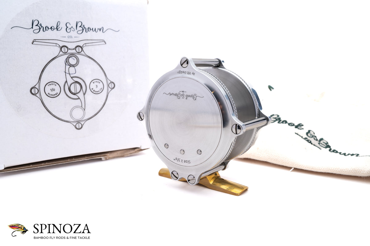 VR Design Trota Superba 1/0 Reel 2 3/4" (Brook and Brown) [SALE PENDING]