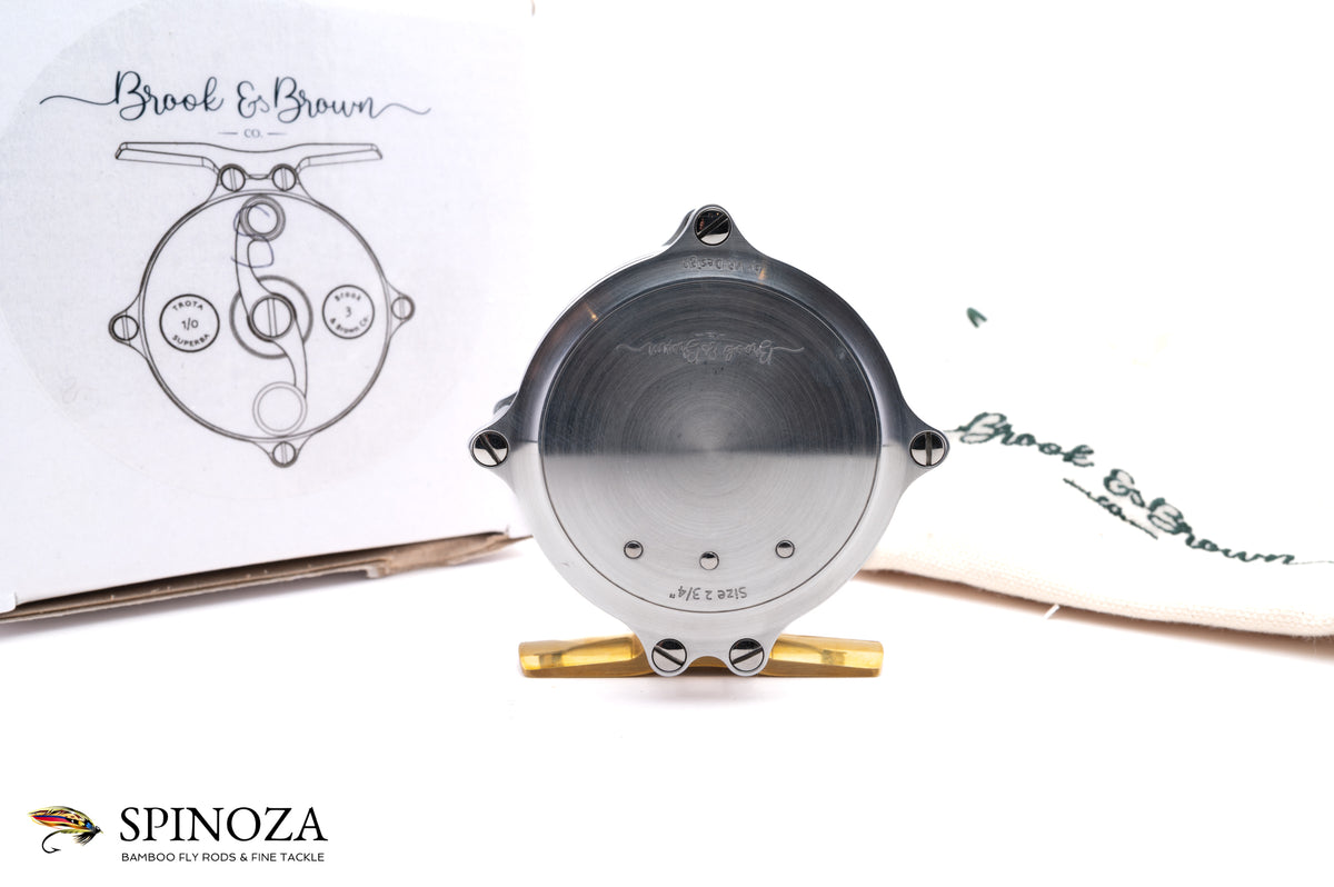 VR Design Trota Superba 1/0 Reel 2 3/4" (Brook and Brown) [SALE PENDING]