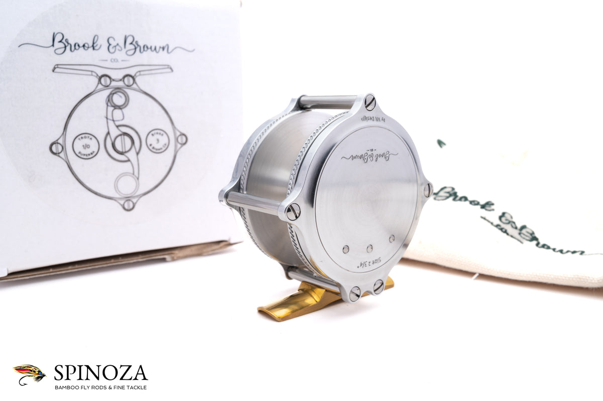 VR Design Trota Superba 1/0 Reel 2 3/4" (Brook and Brown) [SALE PENDING]