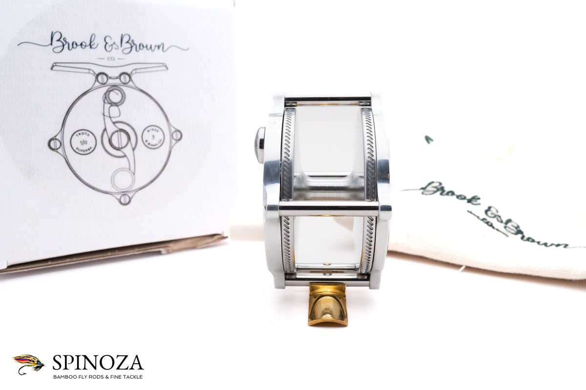 VR Design Trota Superba 1/0 Reel 2 3/4" (Brook and Brown) [SALE PENDING]