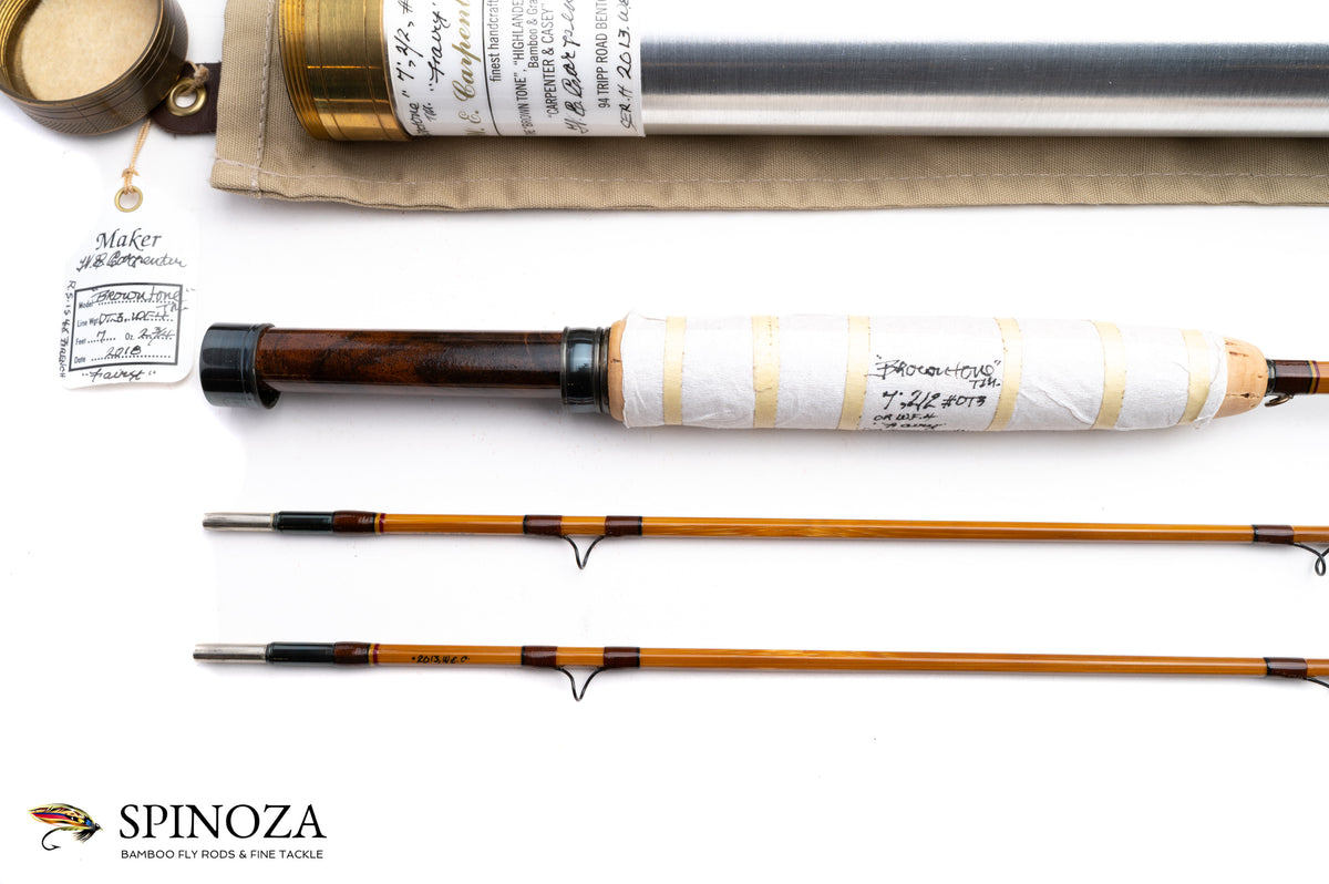 Walt Carpenter Browntone Fairy Bamboo Fly Rod 7' 2/2 #3/4