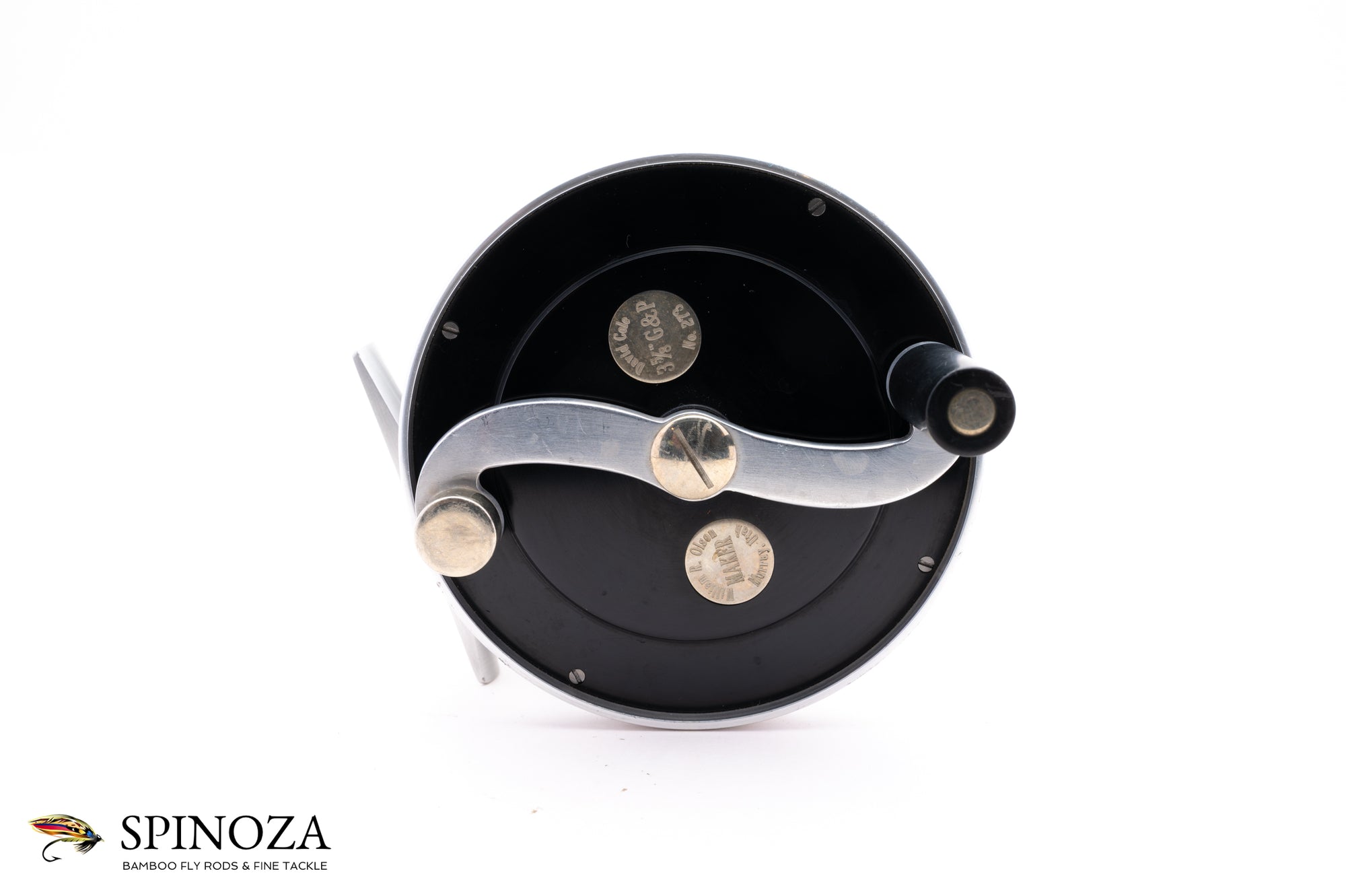 classic fly reel makers Clark Fork Reels 2-1/2" for 3- or 4-wt Line and the balance shows William Olson Fly Reels -