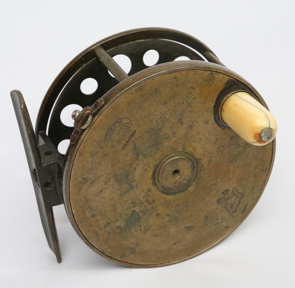 Hardy All Brass Perfect 4 1/4" Fly Reel - Late 1890s