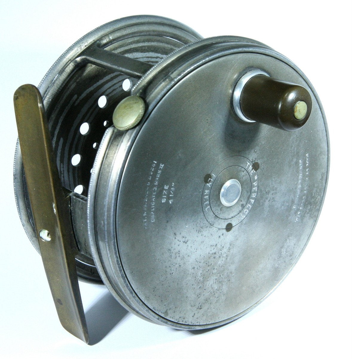 Hardy Perfect 4 1/4" fly reel - mid 1920s 