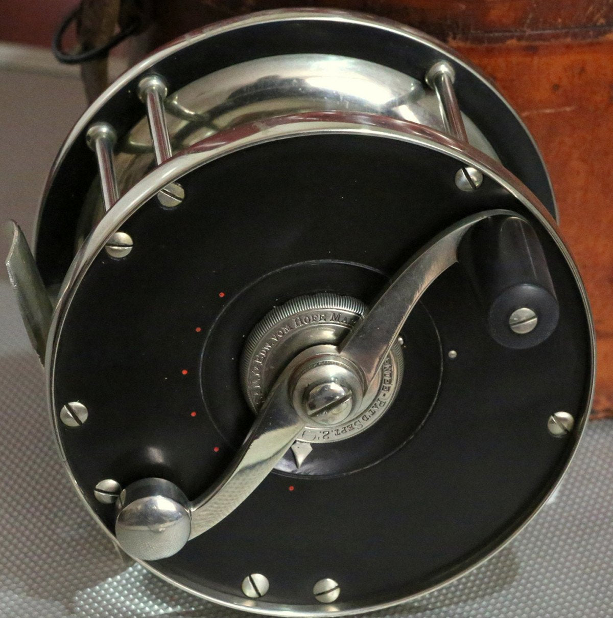 edward vom hofe fly reel for sale Edward Vom Hofe Model 423 Restigouche Fly Reel 6/0