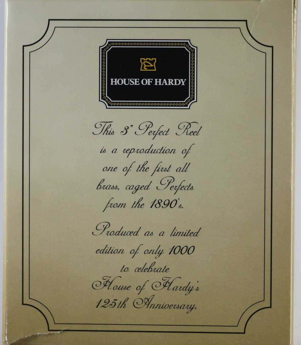 Hardy All Brass Perfect 125th Anniversary Ltd. Edition Fly Reel