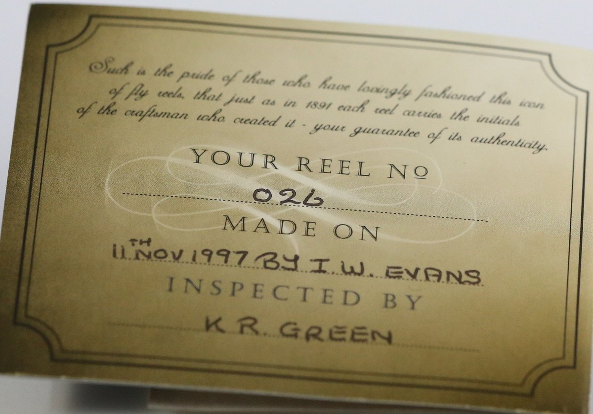 Hardy All Brass Perfect 125th Anniversary Ltd. Edition Fly Reel